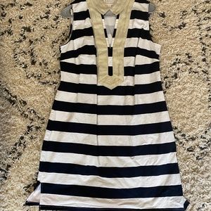 Sail to Sable Striped Shift Dress